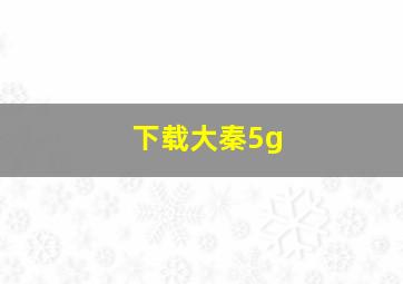 下载大秦5g