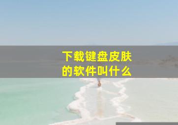 下载键盘皮肤的软件叫什么