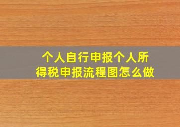 个人自行申报个人所得税申报流程图怎么做