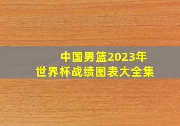 中国男篮2023年世界杯战绩图表大全集