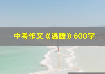 中考作文《温暖》600字