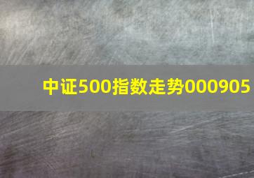 中证500指数走势000905