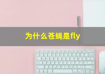 为什么苍蝇是fly