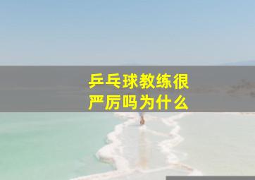 乒乓球教练很严厉吗为什么