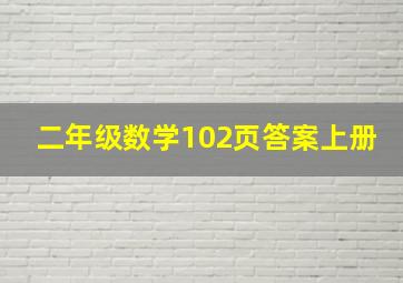 二年级数学102页答案上册