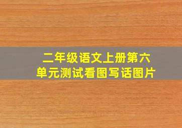 二年级语文上册第六单元测试看图写话图片