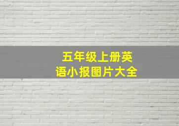 五年级上册英语小报图片大全