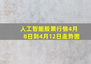 人工智能股票行情4月8日到4月12日走势图