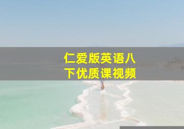 仁爱版英语八下优质课视频