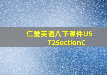 仁爱英语八下课件U5T2SectionC