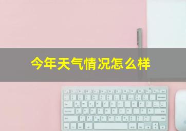 今年天气情况怎么样