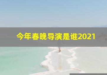 今年春晚导演是谁2021