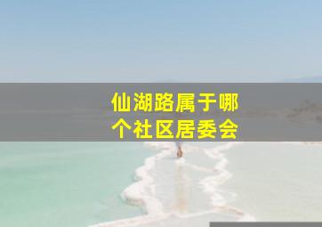 仙湖路属于哪个社区居委会