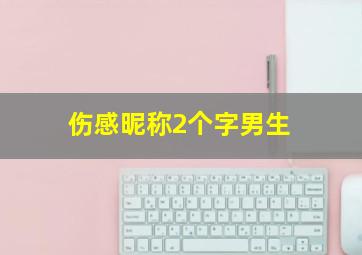 伤感昵称2个字男生