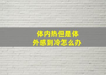 体内热但是体外感到冷怎么办