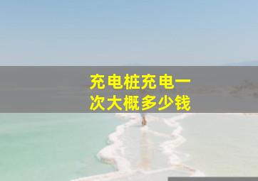 充电桩充电一次大概多少钱