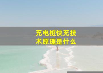 充电桩快充技术原理是什么