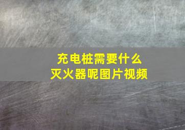 充电桩需要什么灭火器呢图片视频