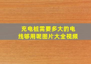 充电桩需要多大的电线够用呢图片大全视频