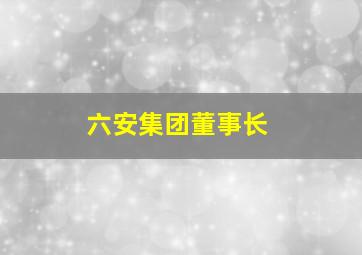 六安集团董事长