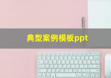 典型案例模板ppt