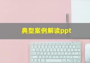 典型案例解读ppt