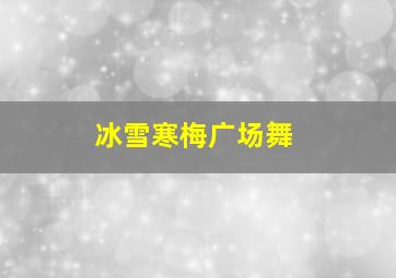 冰雪寒梅广场舞