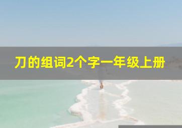 刀的组词2个字一年级上册