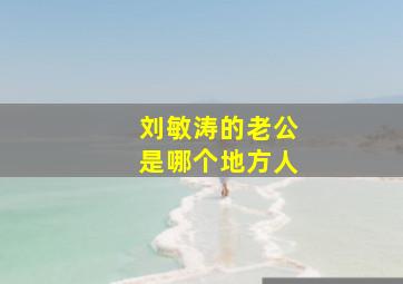 刘敏涛的老公是哪个地方人