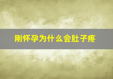 刚怀孕为什么会肚子疼