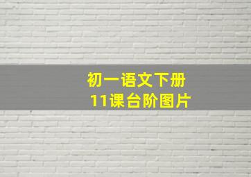 初一语文下册11课台阶图片