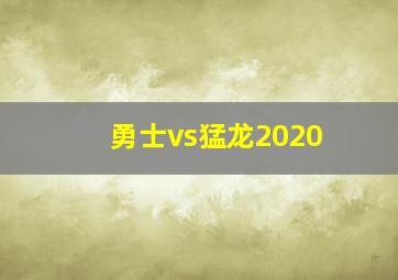 勇士vs猛龙2020