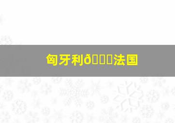 匈牙利🆚法国