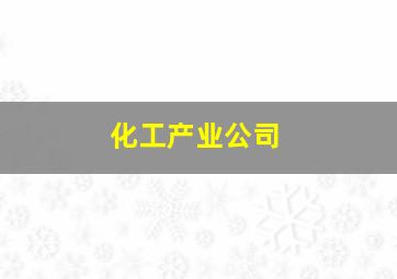 化工产业公司