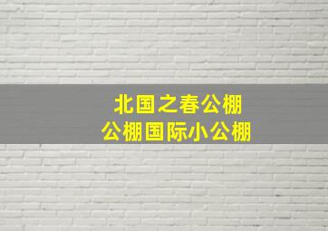 北国之春公棚公棚国际小公棚