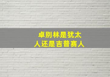 卓别林是犹太人还是吉普赛人