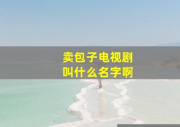 卖包子电视剧叫什么名字啊