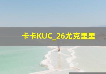 卡卡KUC_26尤克里里