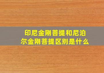 印尼金刚菩提和尼泊尔金刚菩提区别是什么