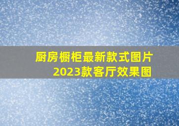 厨房橱柜最新款式图片2023款客厅效果图