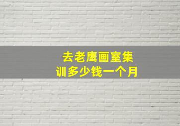 去老鹰画室集训多少钱一个月