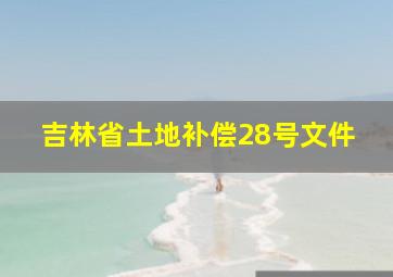 吉林省土地补偿28号文件