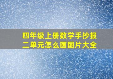 四年级上册数学手抄报二单元怎么画图片大全