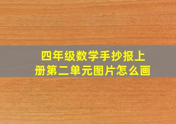 四年级数学手抄报上册第二单元图片怎么画