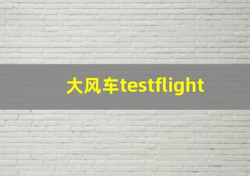 大风车testflight