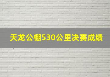 天龙公棚530公里决赛成绩