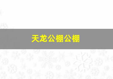 天龙公棚公棚