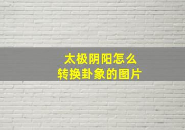 太极阴阳怎么转换卦象的图片