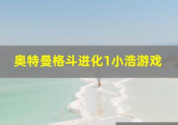 奥特曼格斗进化1小浩游戏