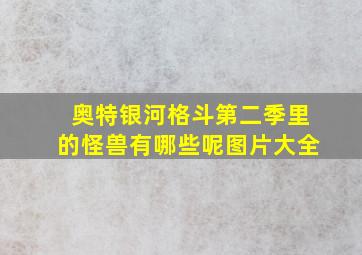 奥特银河格斗第二季里的怪兽有哪些呢图片大全